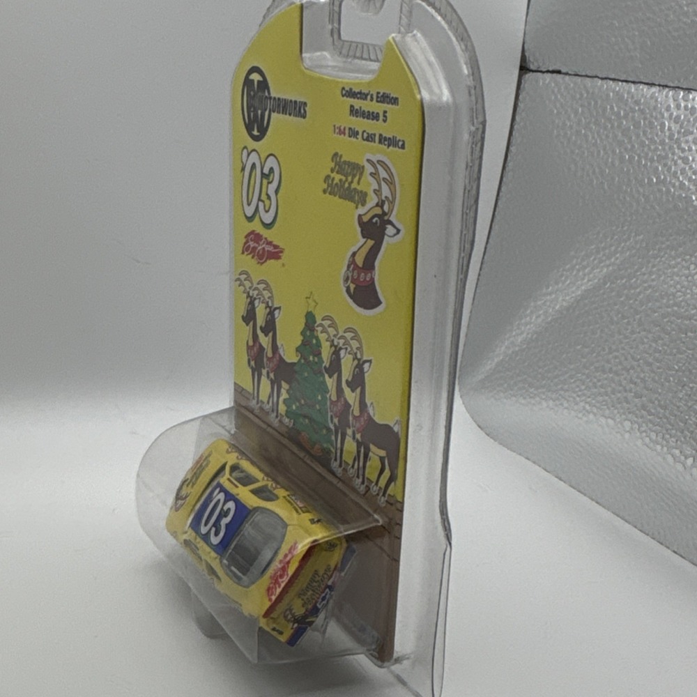 Motorworks Collector's Edition Release 5 '03 Happy Holidays 1:64 Yellow NASCAR … - Picture 5 of 5